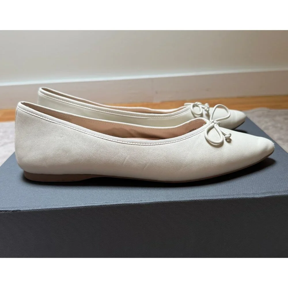 Birdies "The Goldfinch" Flats – Ecru, Pointed Toe - Picture 4 of 8